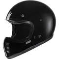 Produktbild: Motorrad Helm L - HJC V60 Solid - Retro Vintage 80er Jahre schwarz glanz