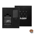 Produktbild: Zippo Geschenk Set, Zippo Black Crackle + Zippo Nylontasche in schwarz