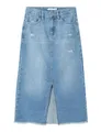 Produktbild: Name IT Mädchen Nkfkat DNM Long Skirt 3724-Be Noos, Light Blue Denim, 152 EU