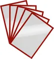 Produktbild: Durable Magnetrahmen Duraframe Magnetic, A4, rot, 5 Stück 180295