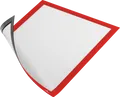 Produktbild: DURABLE 486903 - Info-Rahmen, A4, magnetisch, rot, 5 Stück