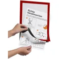 Produktbild: 5 Magnet-Rahmen A4 rot Durable DURAFRAME® Informationsrahmen MAGNETIC