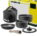 Produktbild: BRUNNER Camping Kochgeschirr Topfset | Alu | PIRATE Spacemaster, ø22cm 5+1teilig