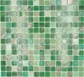Produktbild: Glasmosaik Mosaikfliesen grün mint kupfer Fliesenspiegel Küchenrückwand MO ...