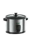 Produktbild: Russell Hobbs Reiskocher 19750-56 | 1,8l | Warmhaltefunktion | Dampfgarer | Antihaft | Edelstahl/Schwarz | elektrisch