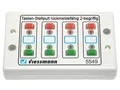 Produktbild: Viessmann 5549 Universal-Tasten-Stellpult, rückmeldefähig, 2-begriffig