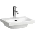 Produktbild: LAUFEN LUA Handwaschbecken, 1 Hahnloch, mit Überlauf, 450x350mm, H8150810001041, Farbe: Weiß