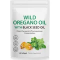 Produktbild: Oregano Öl Kapseln Hyaluronsäure Schwarzkümmel 6000mg 120 Softgels