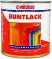 Produktbild: Wilckens Kunstharz Buntlack für Innen und Außen, hochglänzend, 375 ml, RAL 3003 Rubinrot