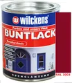 Produktbild: Kunstharzbasis Lack Buntlack Schutzlack Farbe 375ml Hochglanz Rubinrot RAL3003