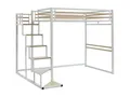 Produktbild: Vente-unique - Hochbett 2 Jogui - Metall - weiß