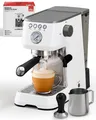 Produktbild: Solis Siebträger Kaffeemaschine 54 mm Siebhalter Milchaufschäumer Bohnen, Pads