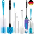 Produktbild: Holikme Flaschenbürste Reinigungsbürste 8 Stück, Langer Griff, Flaschenreiniger
