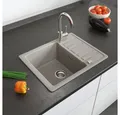 Produktbild: Bergstroem Granitspüle, Beige, 58 x 46 cm mit Trockenplatz, Rechteckig, 57.5/46 cm, beidseitig montierbar