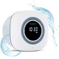 Produktbild: MEDION S66884 Duschradio mit Bluetooth (Badradio, UKW Radio, Saugnapf, LED-Display, IPX6 Wasserdicht, integrierter Akku, MD43884) weiß