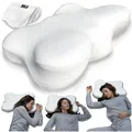 Produktbild: Shokunin. Orthopädisches Nackenstützkissen mit 2 Bezügen, Seitenschläferkisse...