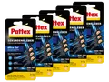 Produktbild: 5x Pattex Sekundenkleber Ultra Gel Mini Trio, Blisterkarte, 3x1g