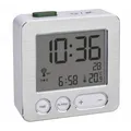 Produktbild: TFA digitaler Funkwecker 60.2028 CHARGE IT WIRELESS silber Aluminium