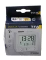 Produktbild: TFA Dostmann 60.2545 Digitaler Funk-Wecker - Silber mit Aluminiumfront