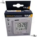 Produktbild: TFA Dostmann Digitaler Funkwecker Radiowecker (60.2545) silber