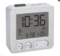 Produktbild: TFA Dostmann 60.2545.54 Radiodespertador digital, plástico, blanco/plata, largo