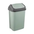 Produktbild: keeeper Mülleimer mit Schwingdeckel, 25 l, 33,5 x 25,5 x 53,5 cm, Swantje, Grün (Nordic Green)