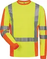 Produktbild: UV-/ Warnschutz-Langarmshirt Drachten Gr.XXL gelb/ orange ELYSEE