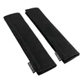Produktbild: 2x Gurtschoner Schwarz mit blauer Naht Sicherheitsgurt Gurtpolster Autogurt Gurt