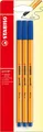 Produktbild: STABILO Fineliner STABILO Fineliner point 88 blau 3er Set