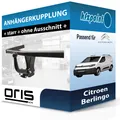 Produktbild: ORIS Anhängekupplung starr passend für Citroen Berlingo 11.2011-08.2018 neu