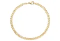 Produktbild: Schmuck Krone Goldarmband 3,9mm Panzerarmband aus 333 Gelbgold massiv 21cm, Gold 333