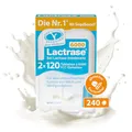 Produktbild: pro natura Lactrase 6000 – 2x120 Lactase Tabletten bei Lactose-Intoleranz, für den unbeschwerten Genuss von Milch und Milchprodukten