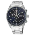 Produktbild: Seiko Sport Chrono SSB377P1 Blue Dial Uhr Quarz Stahlarmband