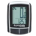 Produktbild: Prophete Fahrradcomputer, 15 Funktionen, inklusive Befestigungsmaterial, Fahrraddisplay mit Speicherfunktion, Farbe schwarz