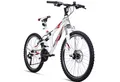 Produktbild: bergsteiger Mountainbike Montreal 20, 24 Zoll Kinderfahrrad, 6 - 13 Jahre, Mädchen, Jungen, 18 Gang Shimano Tourney RD-TZ50 Schaltwerk, Kettenschaltung, Scheibenbremse, V-Brake
