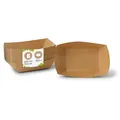Produktbild: BIOZOYG Pommes Schalen Pappe 400ml 250 Stück braun Currywurst Schale- Snackschalen und Pappteller nachhaltiger Forstwirtschaft und fettdicht - Pappschale