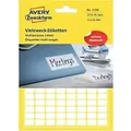Produktbild: AVERY Zweckform 3306 Universaletiketten Weiß 13 x 8 mm 29 Blatt à 128 Etiketten