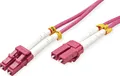 Produktbild: VALUE LWL-Kabel 50/125µm OM4, LC/LC, violett, 20 m