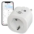Produktbild: Brennenstuhl Connect WLAN Steckdose WA 3000 XS01 (WiFi Stecker 2.4 GHz kompatibel mit Alexa und Google Assistant, kein Hub erforderlich, smarte Steckdose mit Zeitschaltuhr, kostenlose App)