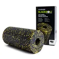 Produktbild: BLACKROLL® STANDARD Faszienrolle (30 x 15 cm), Fitness-Rolle zur Selbstmassage von Rücken und Beine, effektive Massagerolle für funktionales Training, mittlere Härte, Made in Germany, Schwarz/Gelb
