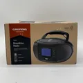 Produktbild: Grundig GRB 3500 Boombox Radio Schwarz Beleuchtetes Display BluetoothB-WARE