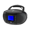 Produktbild: Grundig GRB 3500 Boombox Radio Schwarz Beleuchtetes Display Bluetooth USB