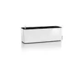 Produktbild: Blumenkasten Lechuza Glossy Triple Kunststoff 40x14x14 cm weiß inkl. Erdbewässer