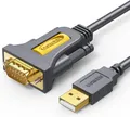 Produktbild: UGREEN USB auf RS232 Seriell Kabel 1M DB9 Adapter PL2303 für Router Konsole