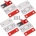Produktbild: Tür Magnete für Möbel Magnetschnäpper Jiayi 4 Stück Ultra Dünn Magnete für Schranktüren Schrankmagnete Selbstklebend Stark Schrank Magnete Magnetverschluss Schubladen Magnet Türschließer Möbelmagnete