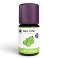 Produktbild: Baldini Bio Patchouli Öl 5ml - 100% Naturreines Ätherisches Öl - Lebensmittelqualität - Vegan - für Speisen, Getränke & Aroma Diffuser - aus Indien