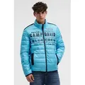 Produktbild: Outdoorjacke CAMP DAVID, Damen, Gr. M, blau (power blau), Material: 100% Polyester, Futter: 100% Polyester, Füllung: 100% Polyester, bedruckt, bestickt, regular fit normal, eingesetzt elastischer Bund, Jacken Outdoorjacke, mit Windfangleiste