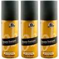 Produktbild: Bruno Banani Deo Spray MAN`S BEST 3 x 150ml 24H Lasting Scent -mit würzigem Zimt