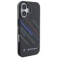 Produktbild: BMW Motosport IML Random Stripes Hülle iPhone 16 – Schwarz