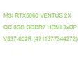 Produktbild: MSI RTX5060 VENTUS 2X OC 8GB GDDR7 HDMI 3xDP V537-002R (4711377344272)